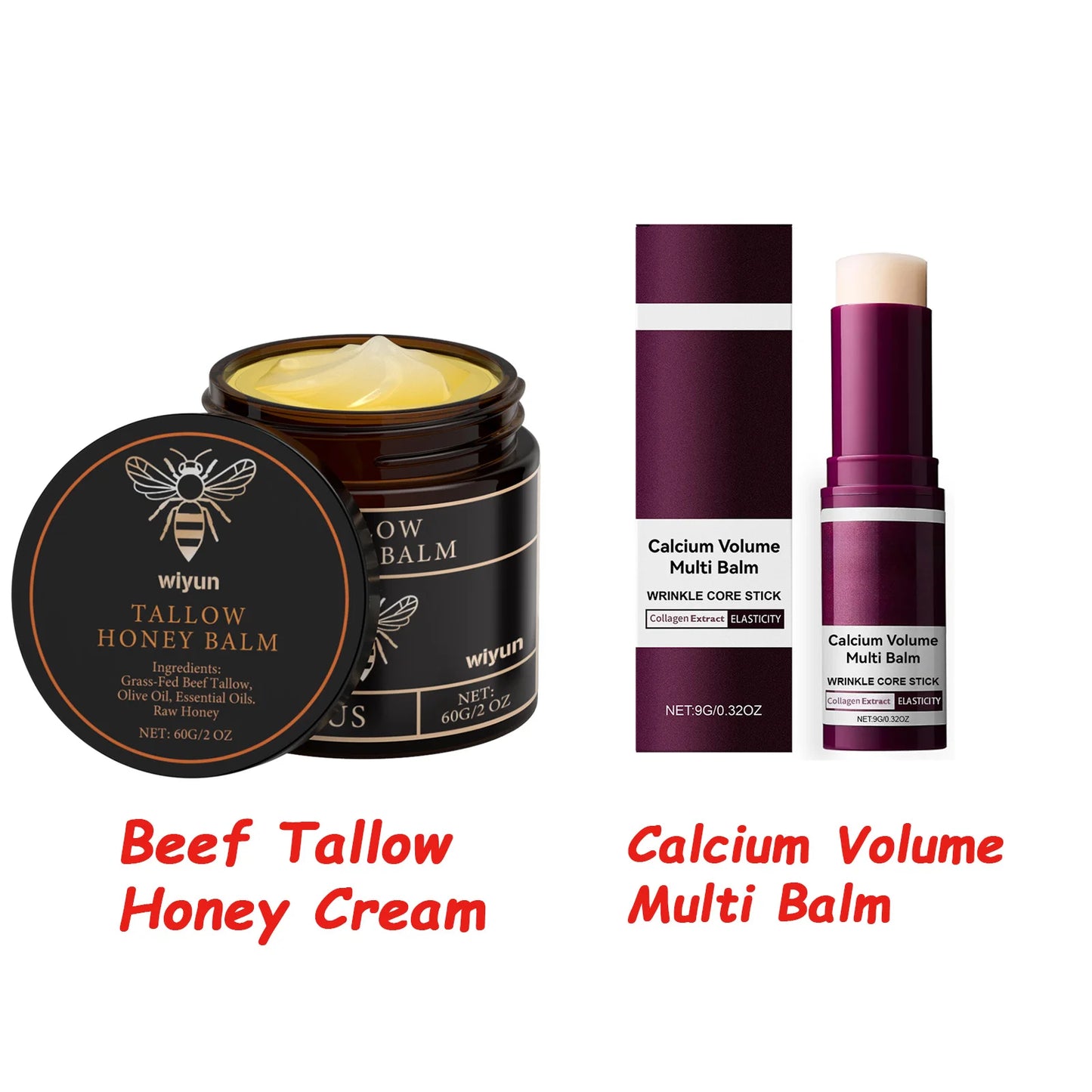 Beef Tallow Honey Cream